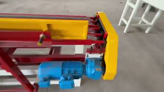 Production line clay brick making with automatic loading and unloading systems in factory