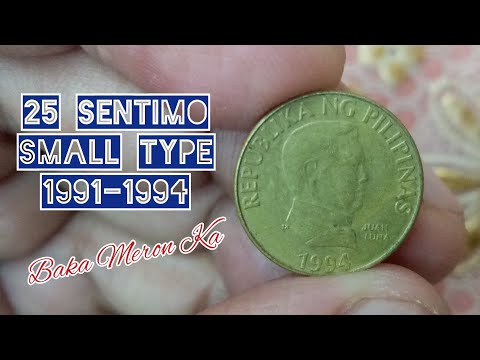 25 Sentimo 1991-1994 | Flora and Fauna Series