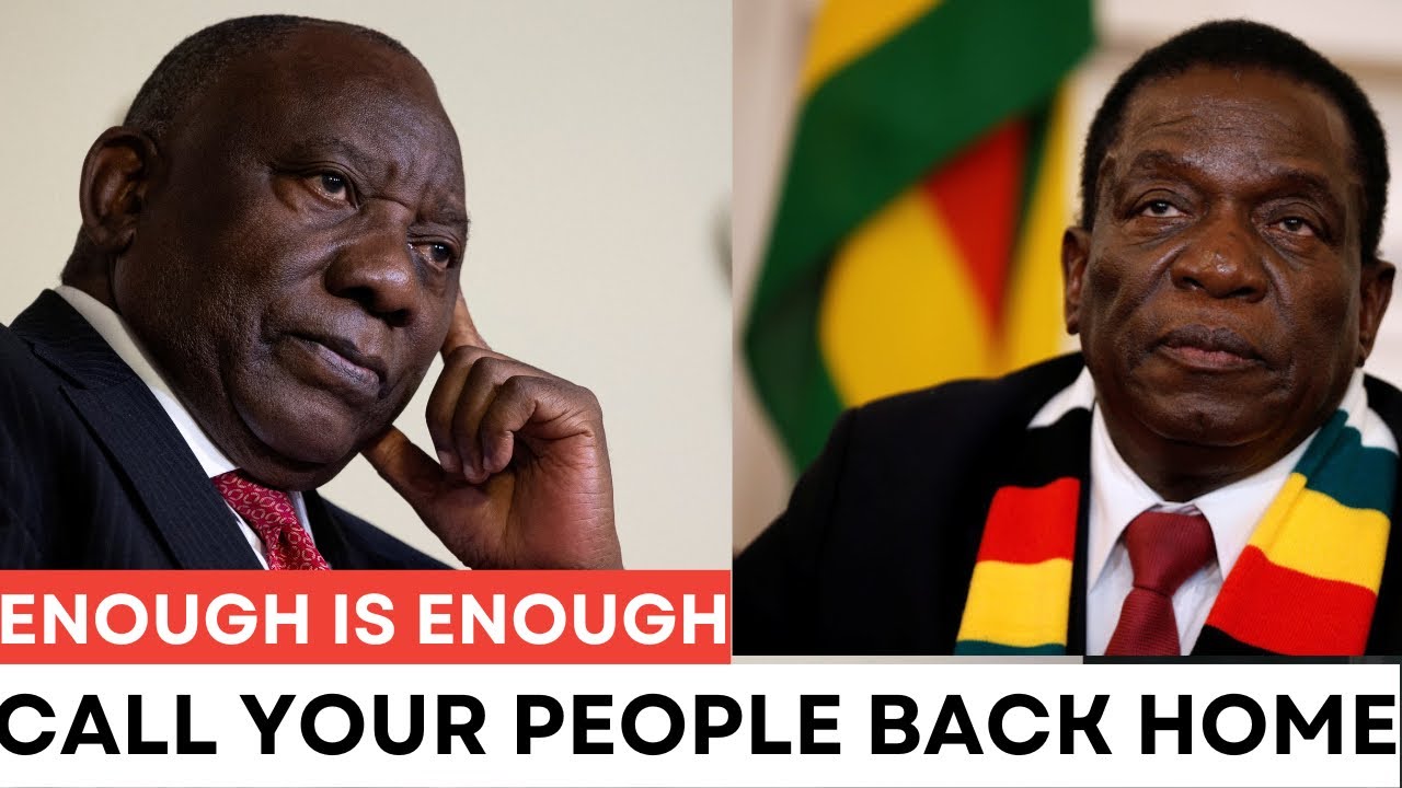 South Africans Send a Bold Message to Zimbabwe’s Leaders – Enough is Enough!