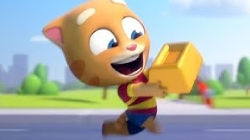 Talking Tom Gold Run - Neon Angela Gameplay - Angela