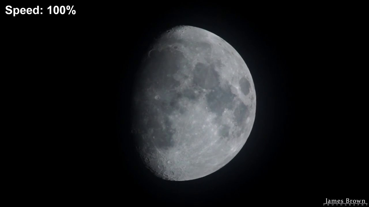 International Space Station lunar transit (27th January 2018)
