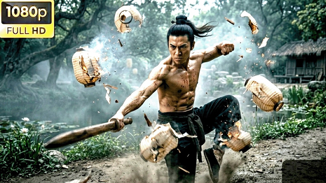 【2026燃爆武俠片】釣魚小夥被千人圍殺，誰知他一把木劍橫掃全場！🔥⚔️#movie #功夫 #动作 #电影