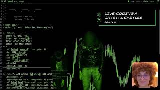 Live Coding Vanished by Crystal Castles in Strudel