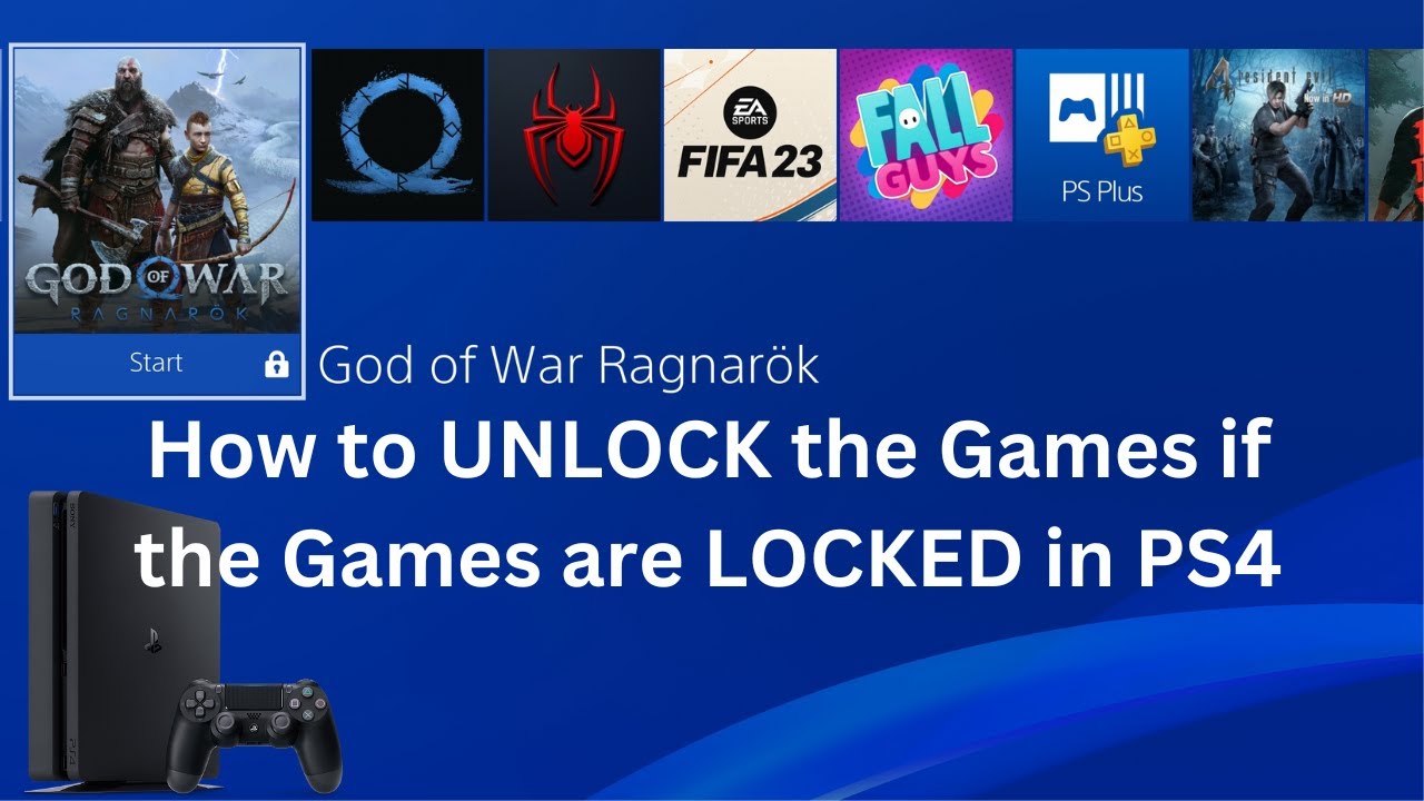 Why All My Games are Locked on PS4? How to Unlock Them? - News