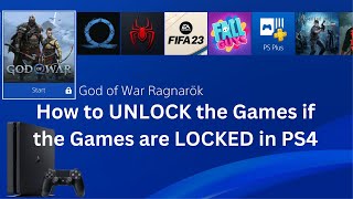 Game are Locked in PS4  -How to Restore Licenses & Unlock the game screenshot 5