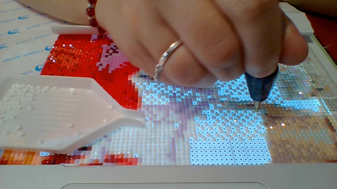 comment je fais mon damier avec les diamants carres