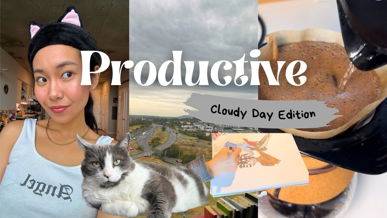 Chilly & Cloudy Fall Thursday ☁️🍂☕️ | cooking, drawing, chatting, home-made meals