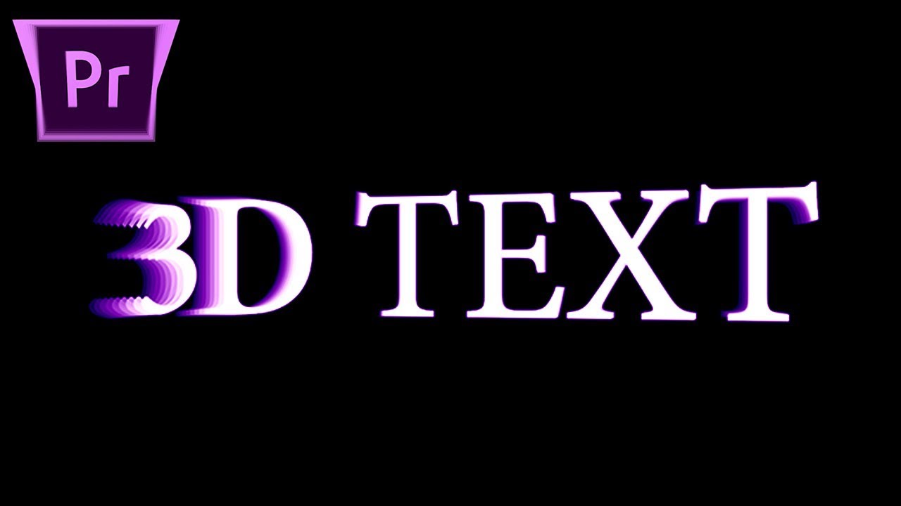 animated 3d text generator