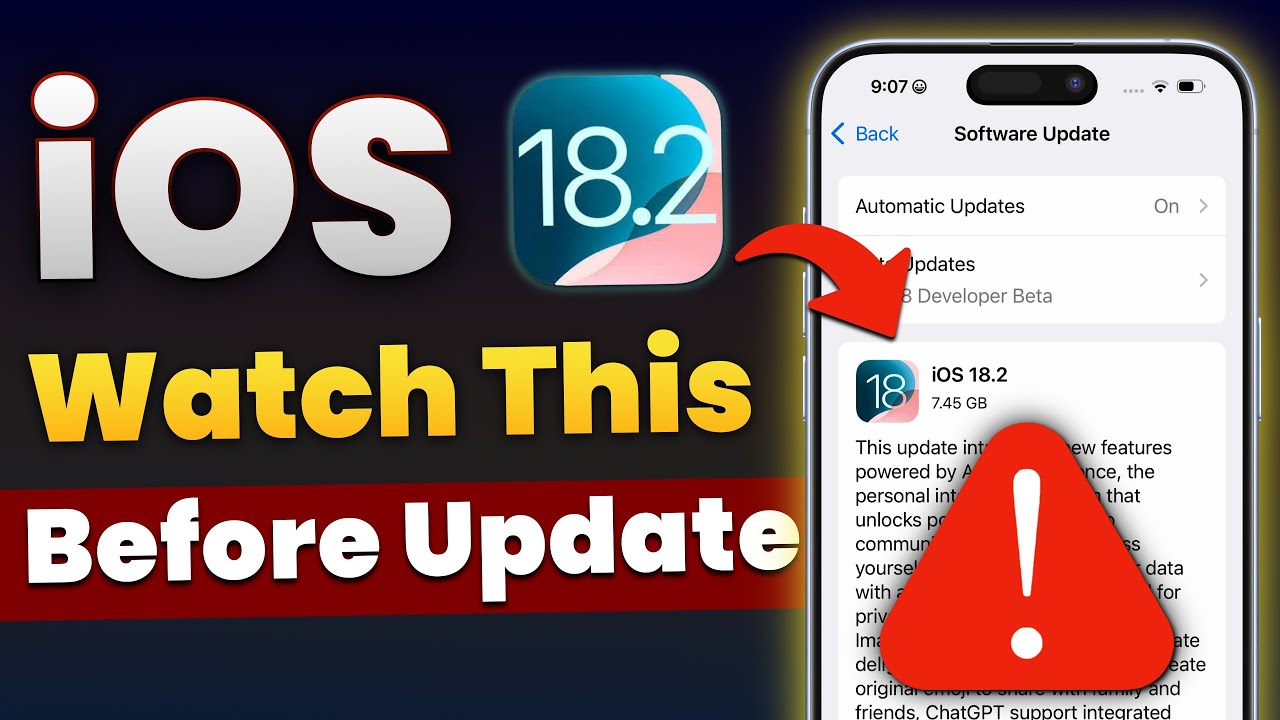iOS 18.2 Update! Must Watch Before You Install on iPhone in Hindi - YouTube