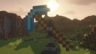 Minecraft Pickaxe Statue ⛏️ Tutorial 