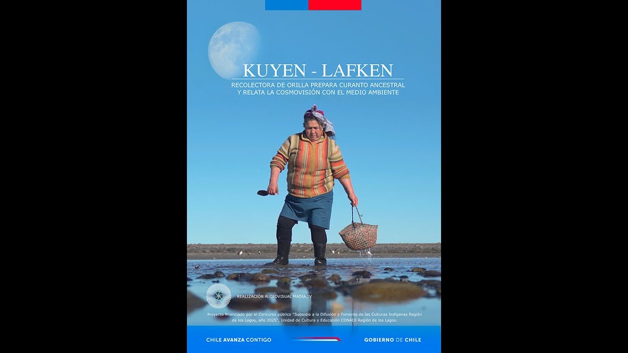 KUYEN -LAFKEN Recolectora de orilla prepara curanto ancestral