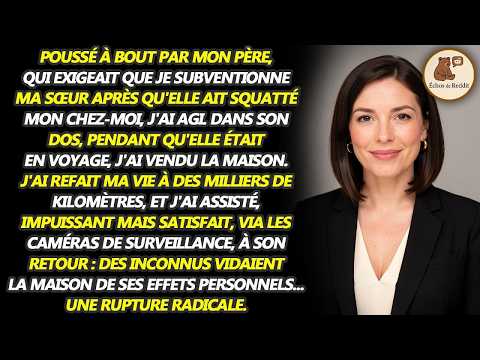 Ma petite sœur m’a piqué ma maison, et malgré ça, mon père m’oblige encore à lui verser de l’argent