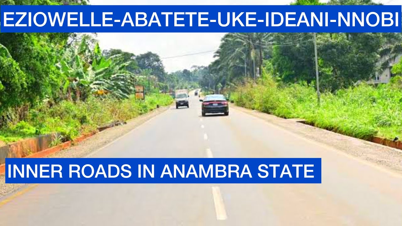 EZIOWELLE TO NNOBI RURAL ROAD NETWORK OF ANAMBRA STATE IN EXCELLENT CONDITION