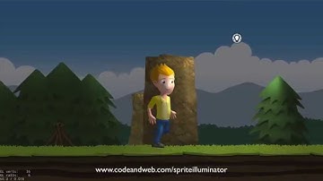 2d game scene with dynamic light effects - spriteilluminator