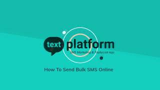 Text Platform  - How to Send Bulk SMS Text Messages - Groups and Keywords screenshot 4