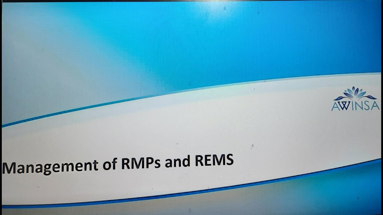 Management of RMPs and REMS YouTube