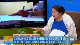 Is biometrics a requirement to vote | Unang Hirit
