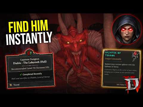Diablo 4 - How to farm Diablo Capstone FAST AF