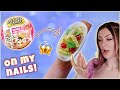 Putting Make It Mini's on my NAILS