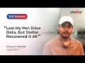 📹 I Thought I Lost Everything in My Pen Drive... But Stellar Recovered My Precious Data