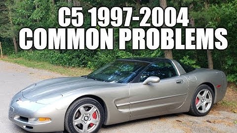 C5 Corvette 1997-2004 Common Problems / Tips and Tricks