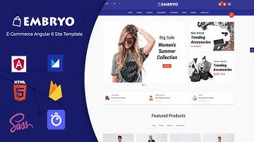 Embryo - Angular Material Design eCommerce Template | Themeforest Website Templates and Themes