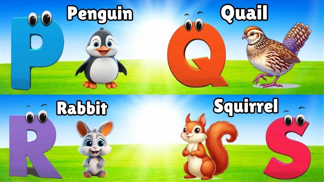 Песенка про животных из алфавита | Изучаем песенку про животных из алфавита ABC для детей | Песен...