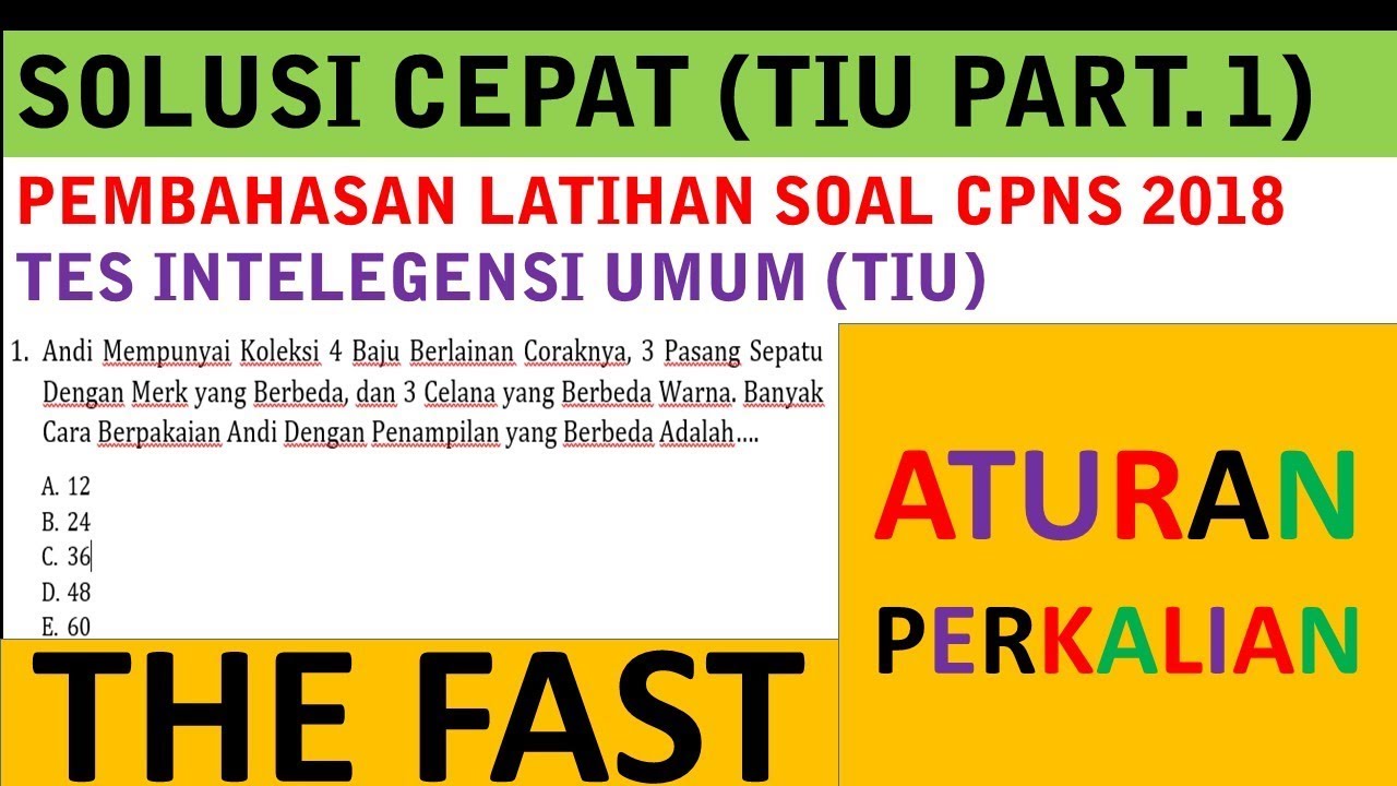 Contoh Soal Cpns Pembahasan Latihan Soal Cpns Part 