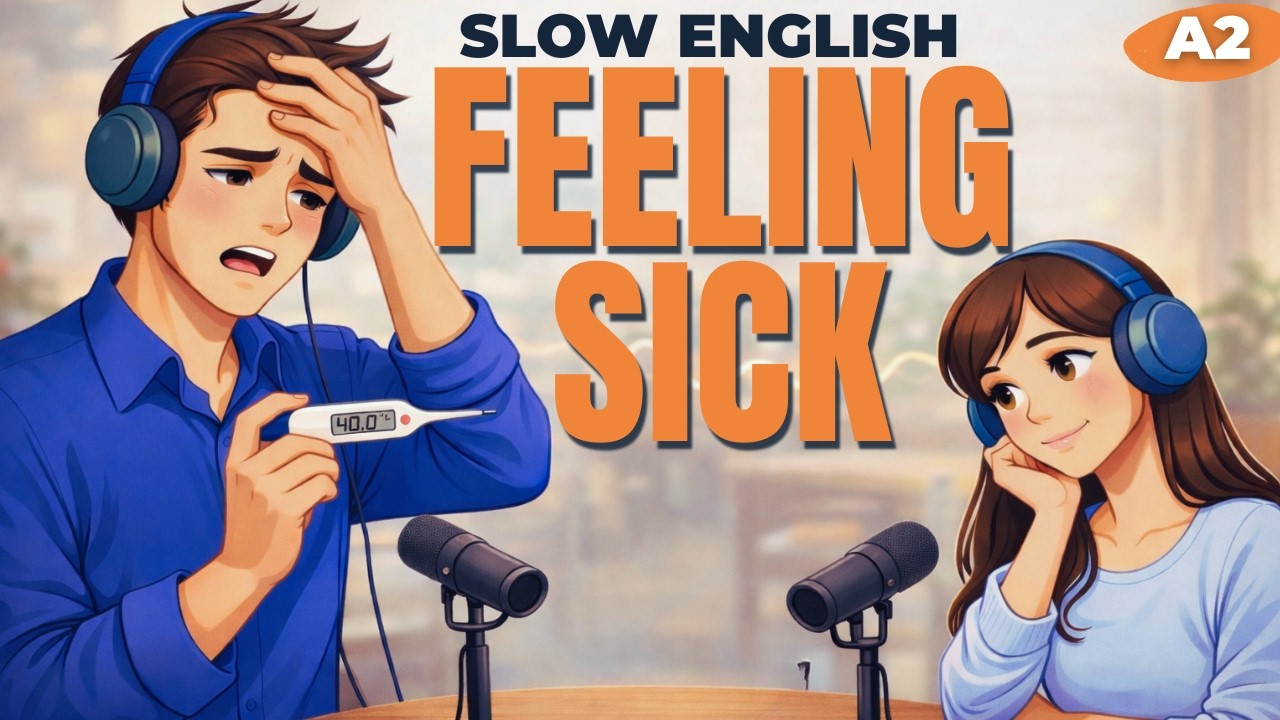 Doctor & Pharmacy | A2 Slow English Listening for Beginners | Easy English Conversation Podcast
