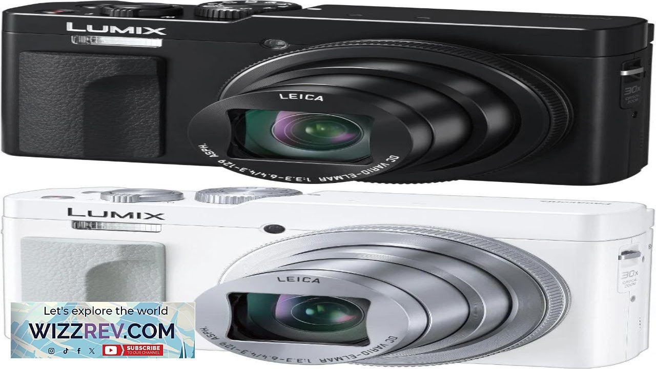 Panasonic LUMIX DC TZ99 K W Compact Digital Camera 30x Optical Black White