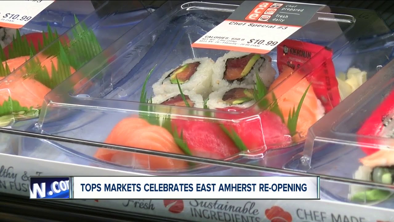 Tops celebrates grand reopening at East Amherst location YouTube
