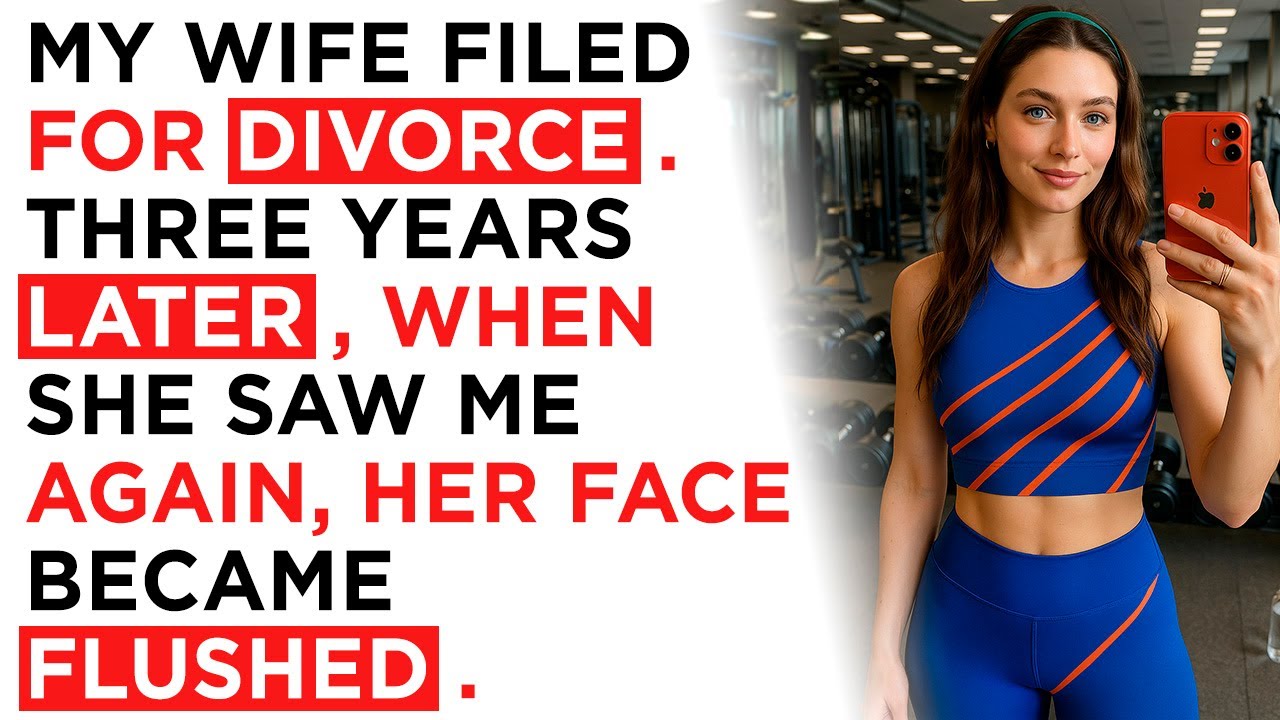 My wife filed for divorce. Three years later, when she saw me again, her face became flushed.