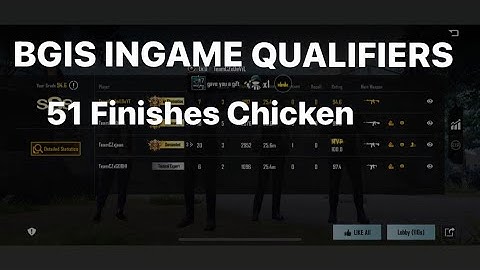 BGIS IN GAME QUALIFIERS |51 FinishesGameplay..Day 1 match 1 // #bgis #bgisingamequaliFiers #bgmi