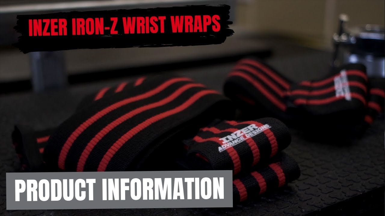 Inzer Iron Z Wrists Wraps Product Information YouTube