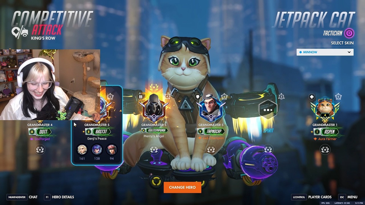 20K HEALS! INSANE Jettpack Cat! ASPEN Overwatch S1 Gameplay