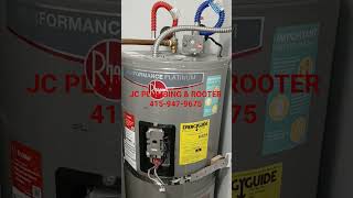 Rheem Gladiator Electric Water Heater. Heating Element Replacement.