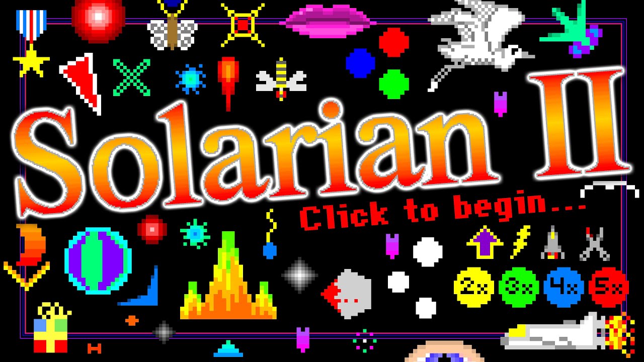 Solarian II (1990) - Full playthrough - All levels and challenges