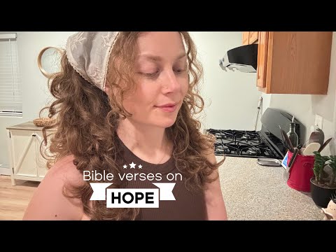 Christian ASMR Bible verses on ✨ Hope ✨ while I wash the dishes