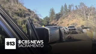 At least 1 dead in crash on Foresthill Road in Placer County
