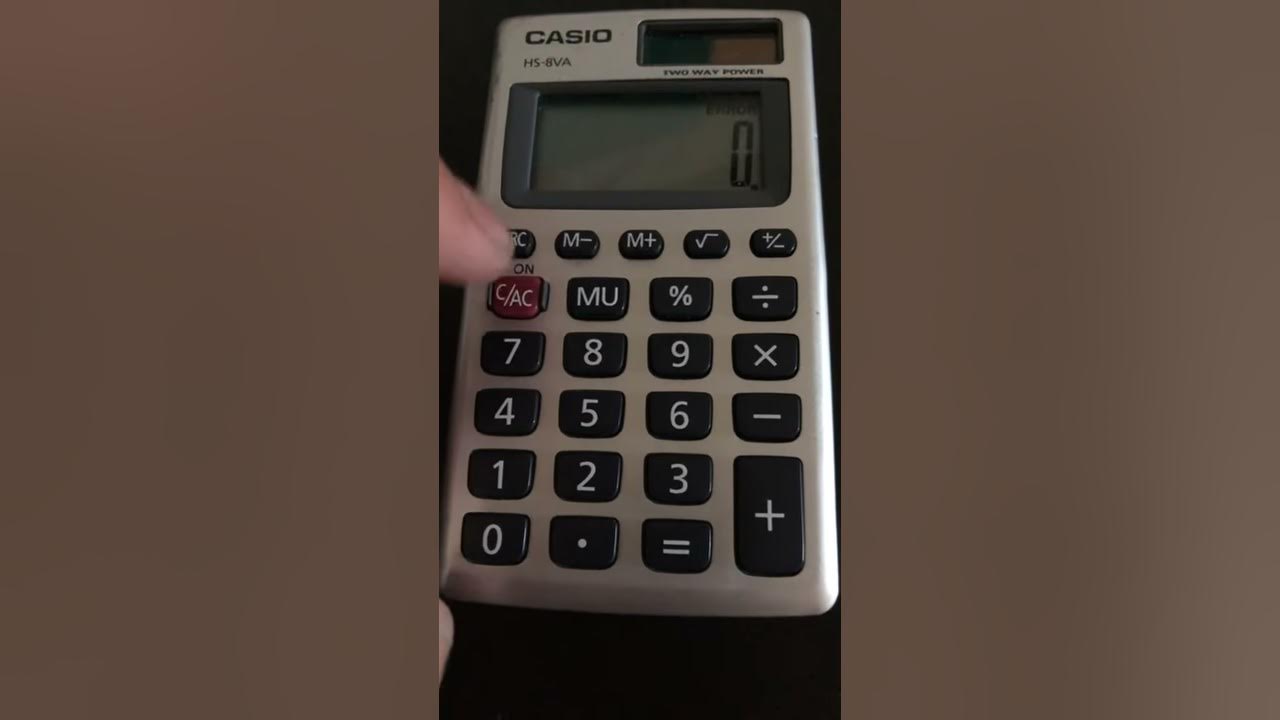 Casio HS-8VA Calculator - YouTube