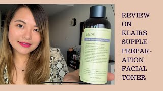 [REVIEW] KLAIRS Supple Preparation Facial Toner