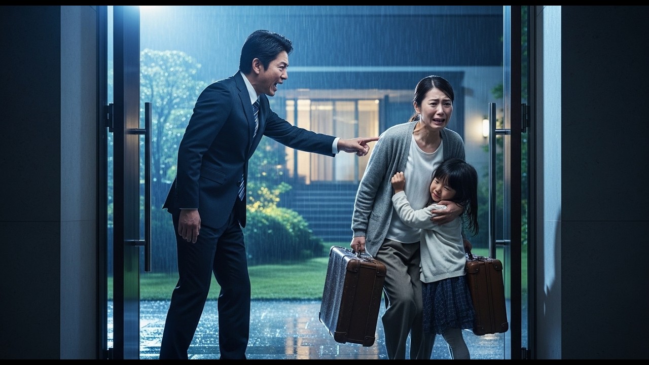 大豪邸から追い出された母娘4年後、娘の一言がエリート社長の心を壊した