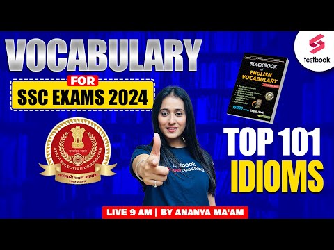 Black Book Vocabulary | Top 101 Idioms | English | 5000 Vocabulary Complete Revision by Ananya Ma'am