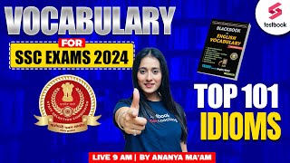 Black Book Vocabulary | Top 101 Idioms | English | 5000 Vocabulary Complete Revision by Ananya Ma'am