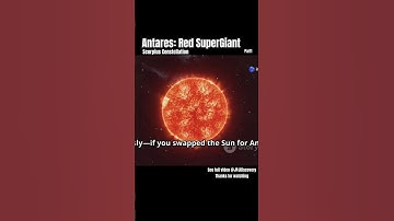 Antares: Red Supergiant star of Scorpius Constellation-part1