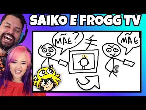 KKSAIKO E FROGG TV doentes e seus desenhos doentios // REACT
