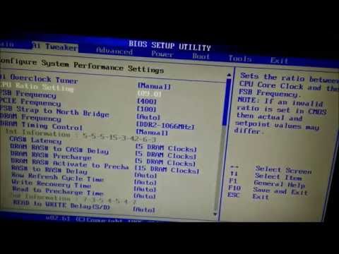 Q6600 Overclocking Time Lapse on Asus P5Q Pro Turbo
