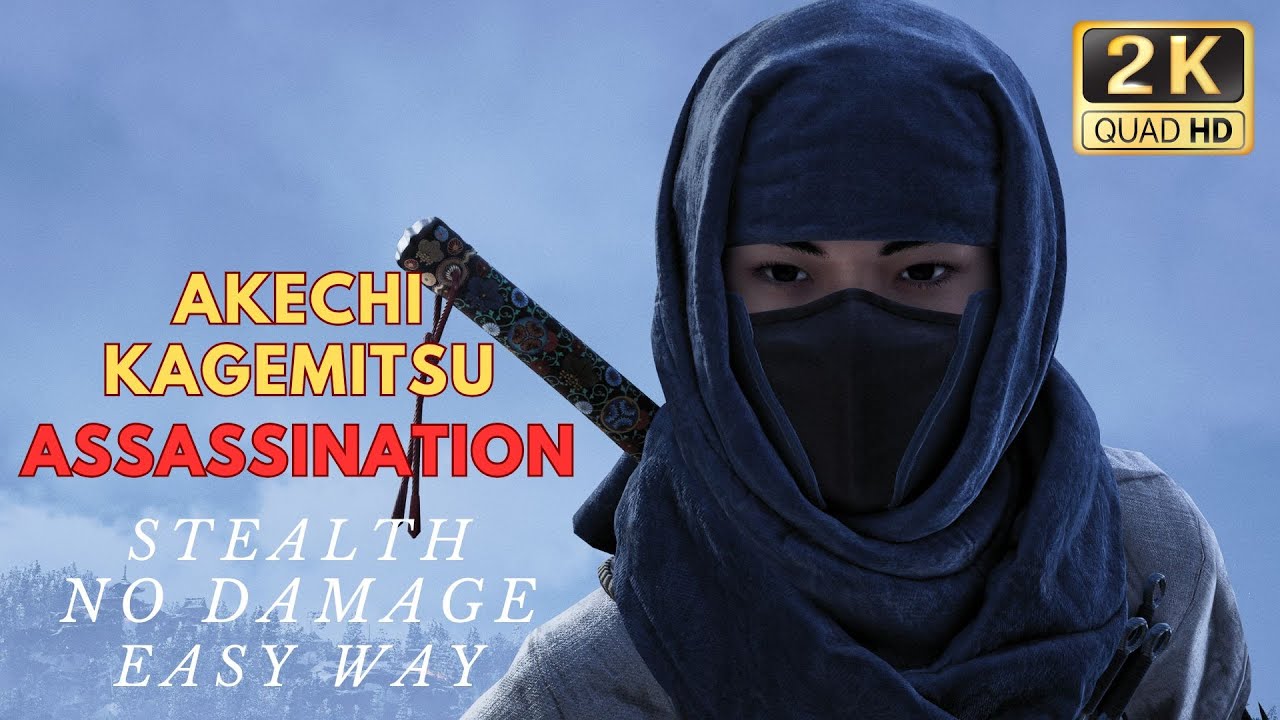 Akechi Kagemitsu (The Naginata) Assassination | Stealth | No Damage - Assassin's Creed Shadows