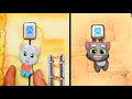 My Talking Tom. Mini games Go Up in real life. Cardboard game. DIY