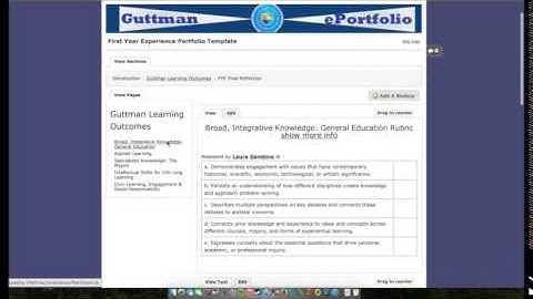 First Year Experience Eportfolio Guide